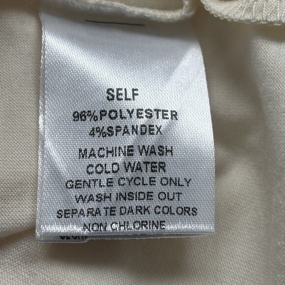 Truly Me By Sara Sara Girls Top Shirt Size 4 White Thanksgiving Ruffle New - Picture 4 of 7